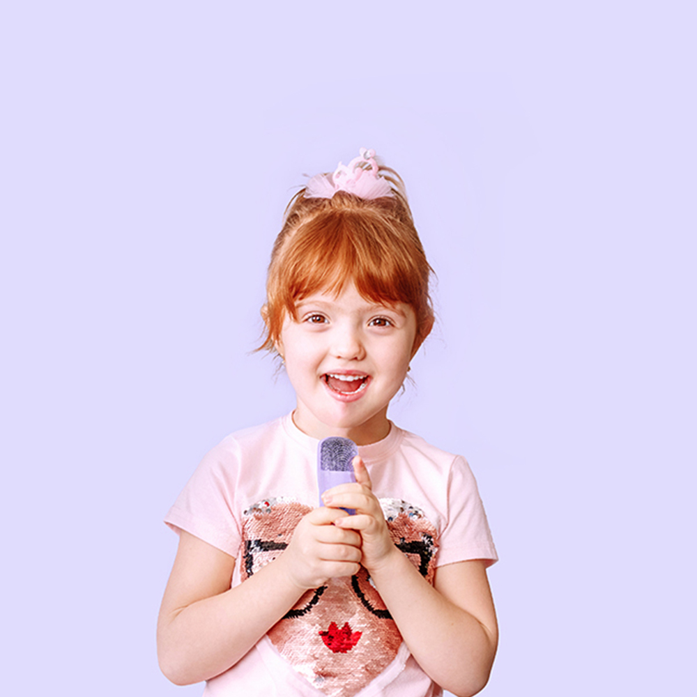 myFirst Voice 2 Purple Portable Kids Bluetooth Speaker Image 2