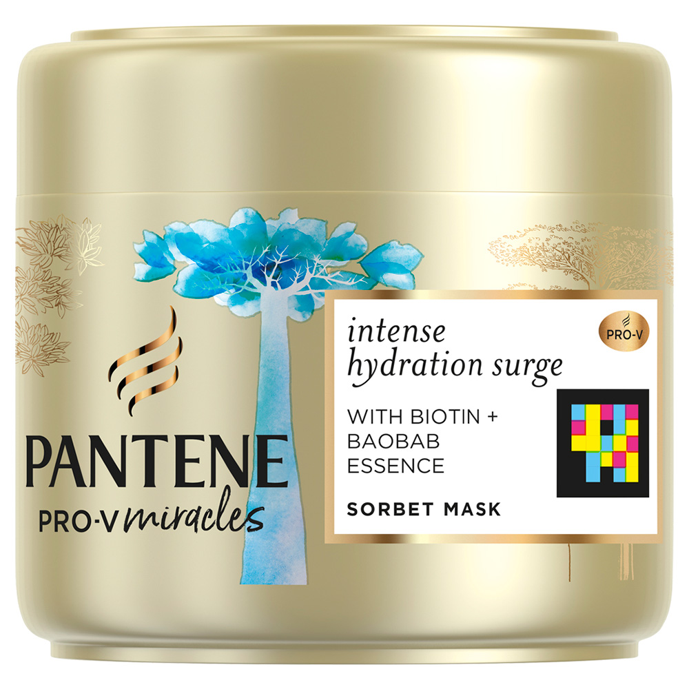Pantene Miracles Intense Hydration Surge Hair Mask 300ml Image 1