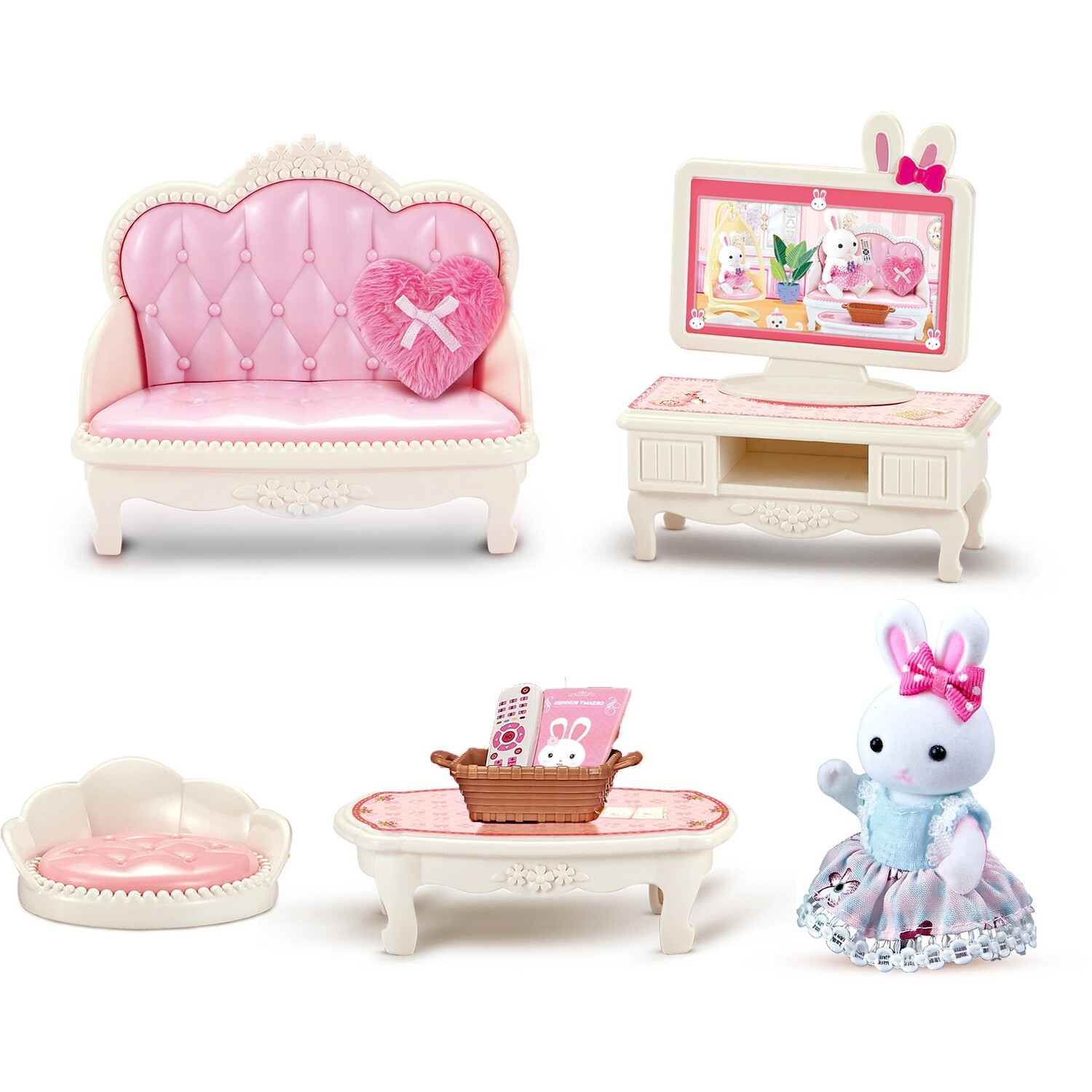 Dreamy Bunnies Home Life Playset Image 2
