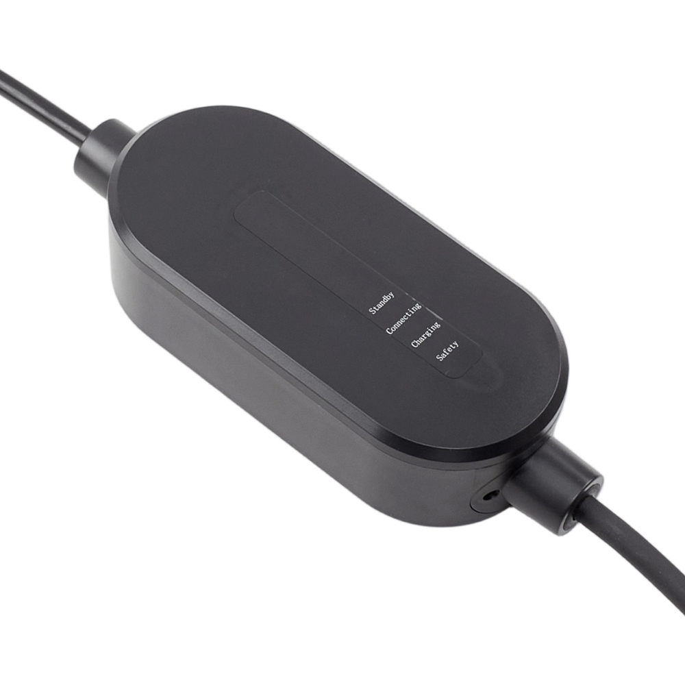 Living and Home Black Type 2 to 3 Pin Plug EV Charger Cable 10m with LED Indicator Image 3