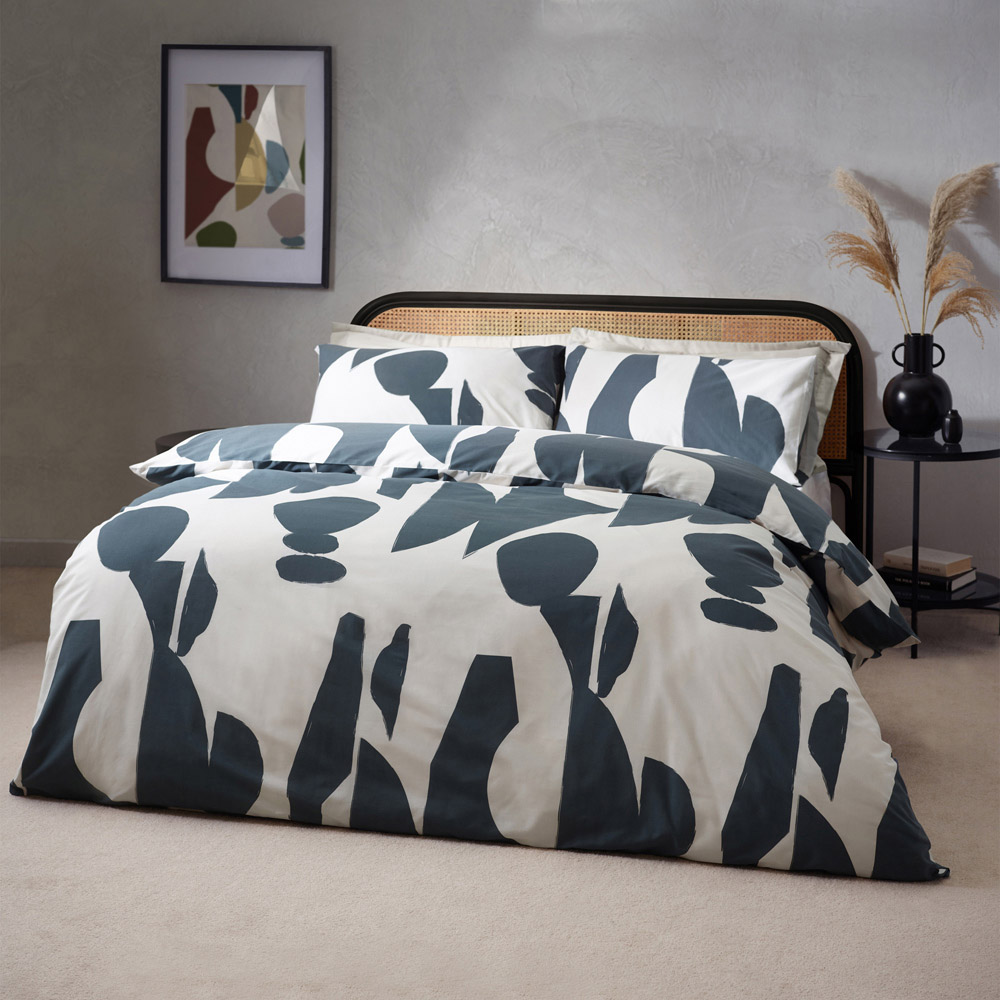 Hoem Meta Super King Dusk Abstract Geometric Duvet Set Image 1