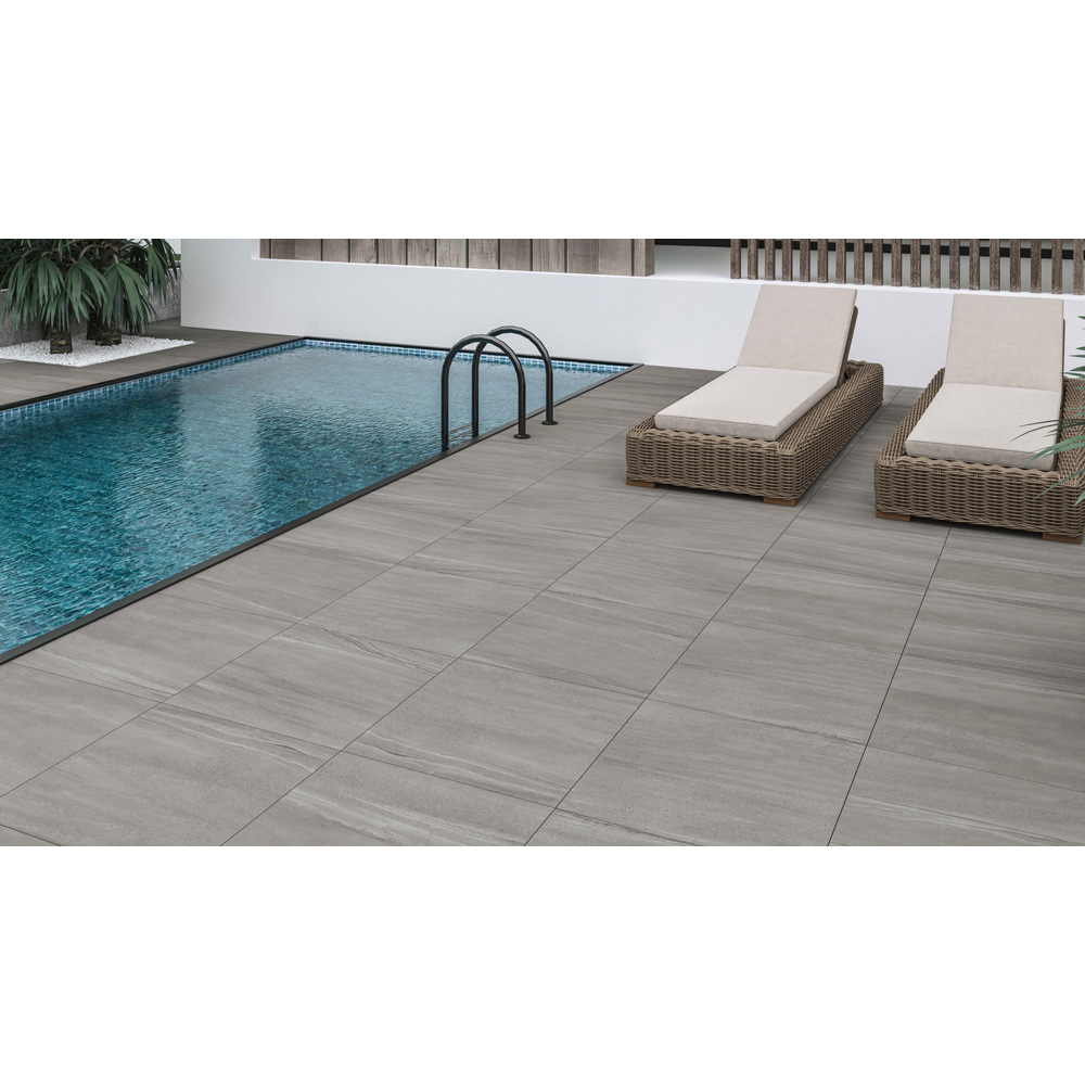 Bien London Stone Grey Porcelain Paving 60 x 60cm 60 Pack Image 2