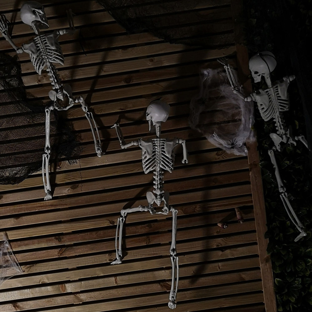 Samuel Alexander Posable Full Body Halloween Skeleton Decoration with Movable Joints 90cm 6 Pack Image 5
