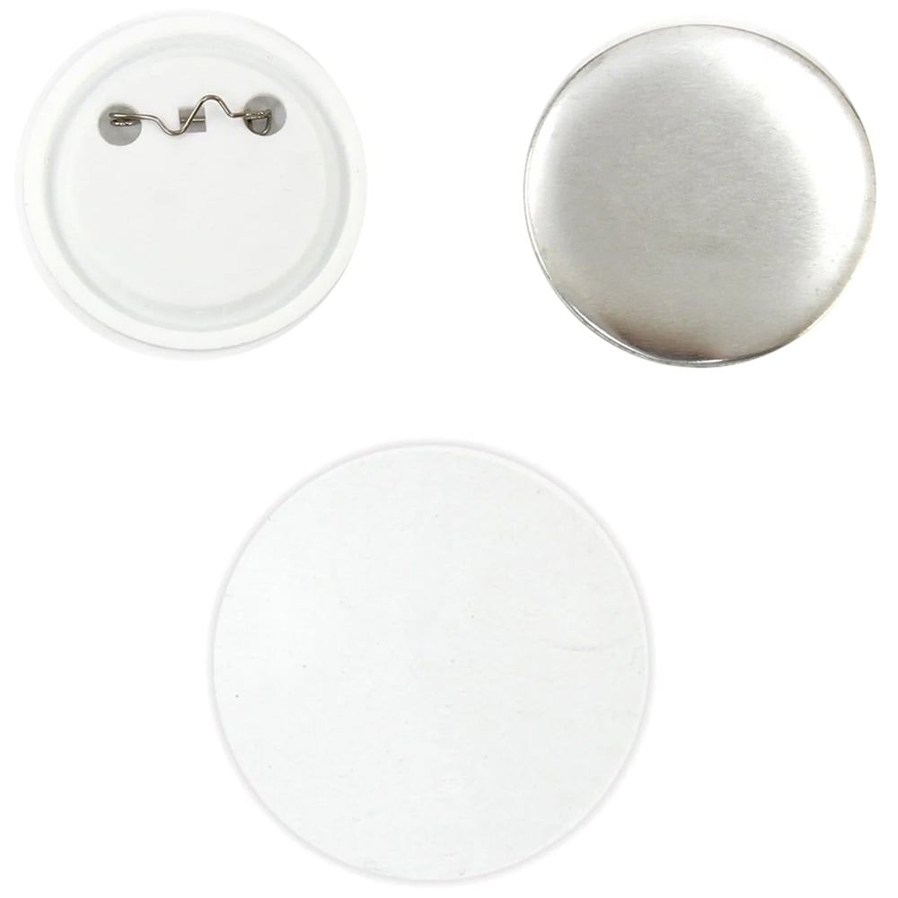 PixMax Button Badge Components with Pin 25mm Image 1