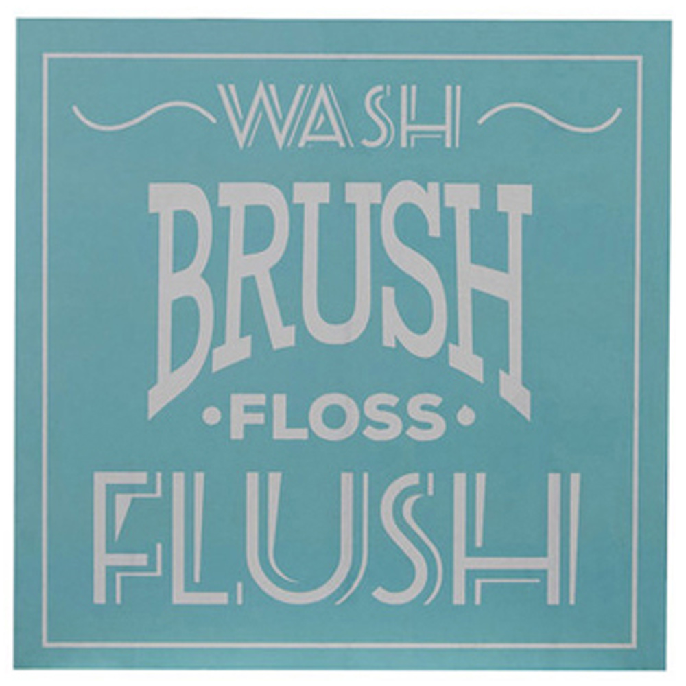 Premier Housewares Bathroom Wall Plaques Set of 3 Image 4