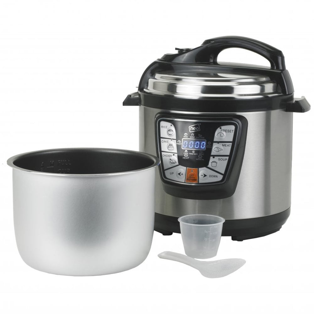 Neo Stainless Steel Pressure Cooker 6L Wilko