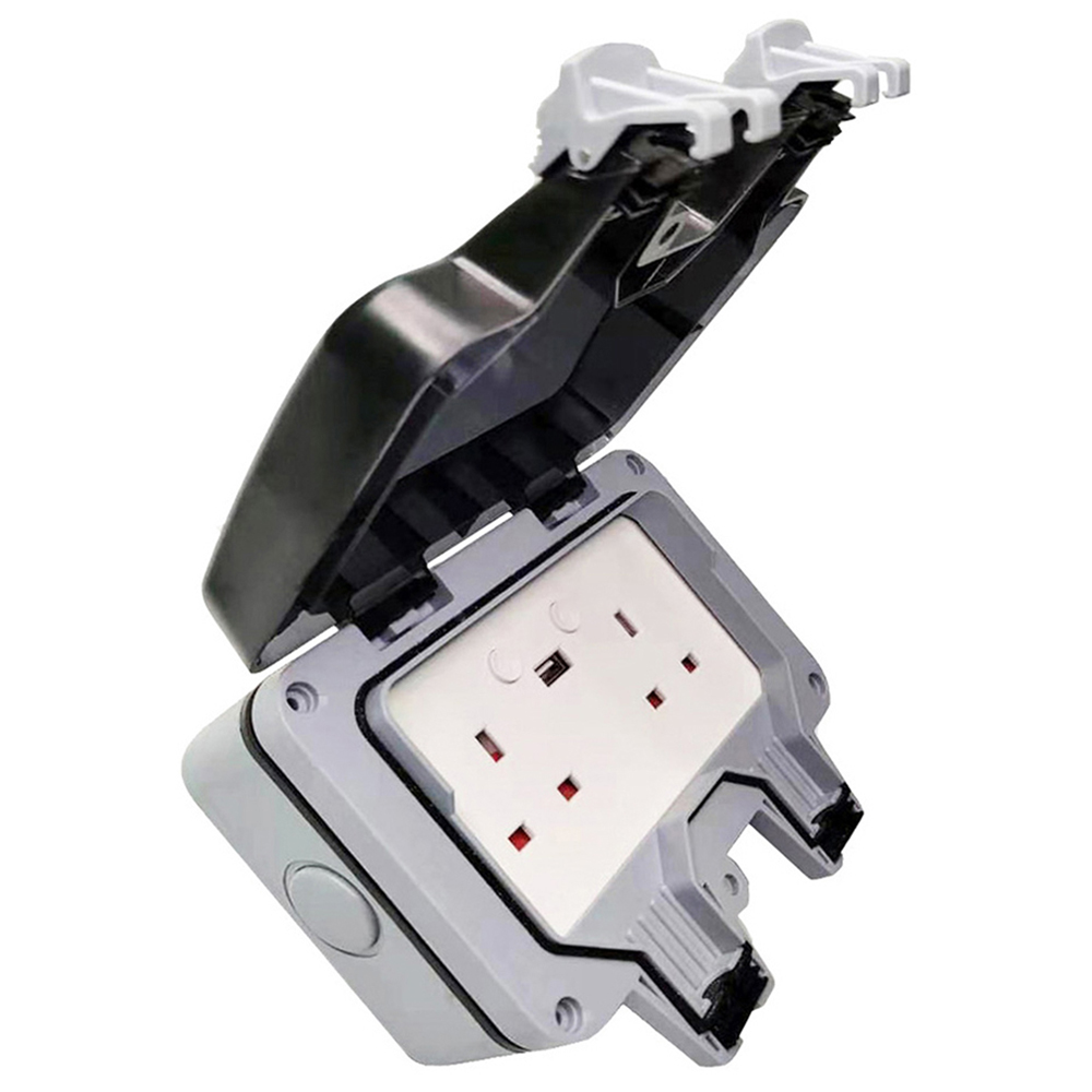 Ener-J Smart Weatherproof Double Socket Image 1