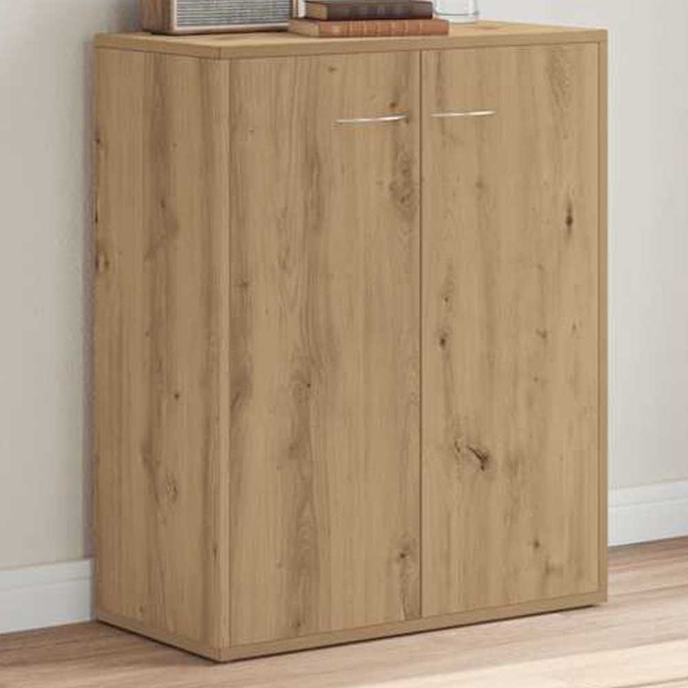 vidaXL 2 Door Artisan Oak Highboard Image 1