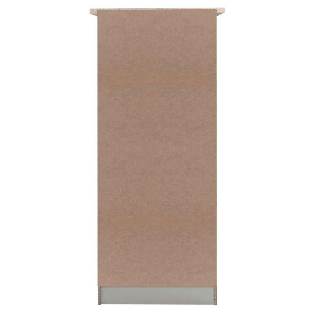 Highgate 2 Door Grey and Oak Wardrobe Image 5