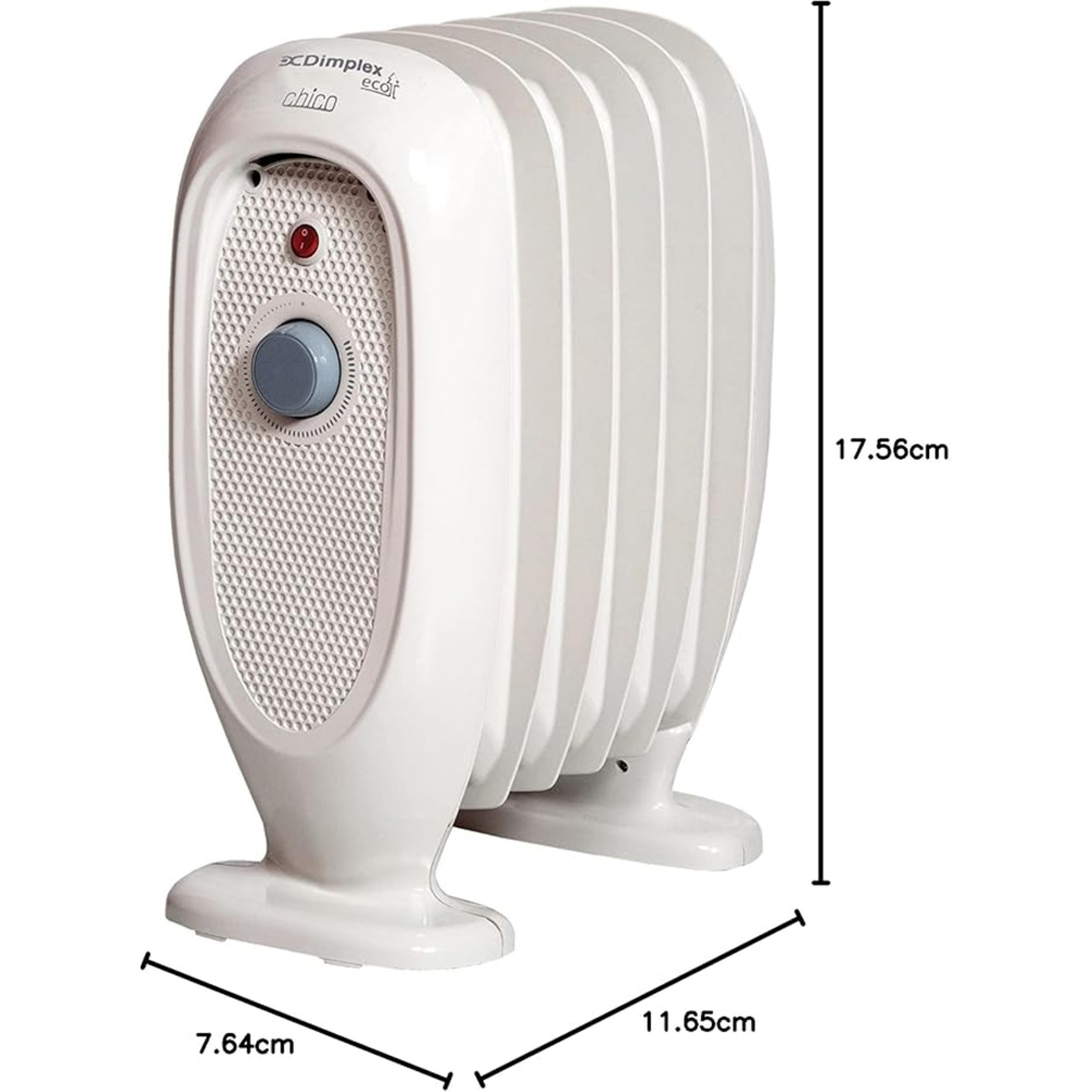 Plug In Mini Radiator Dimplex Eco Chico Grey Portable Mini Oil Free Radiator with Thermostat ...