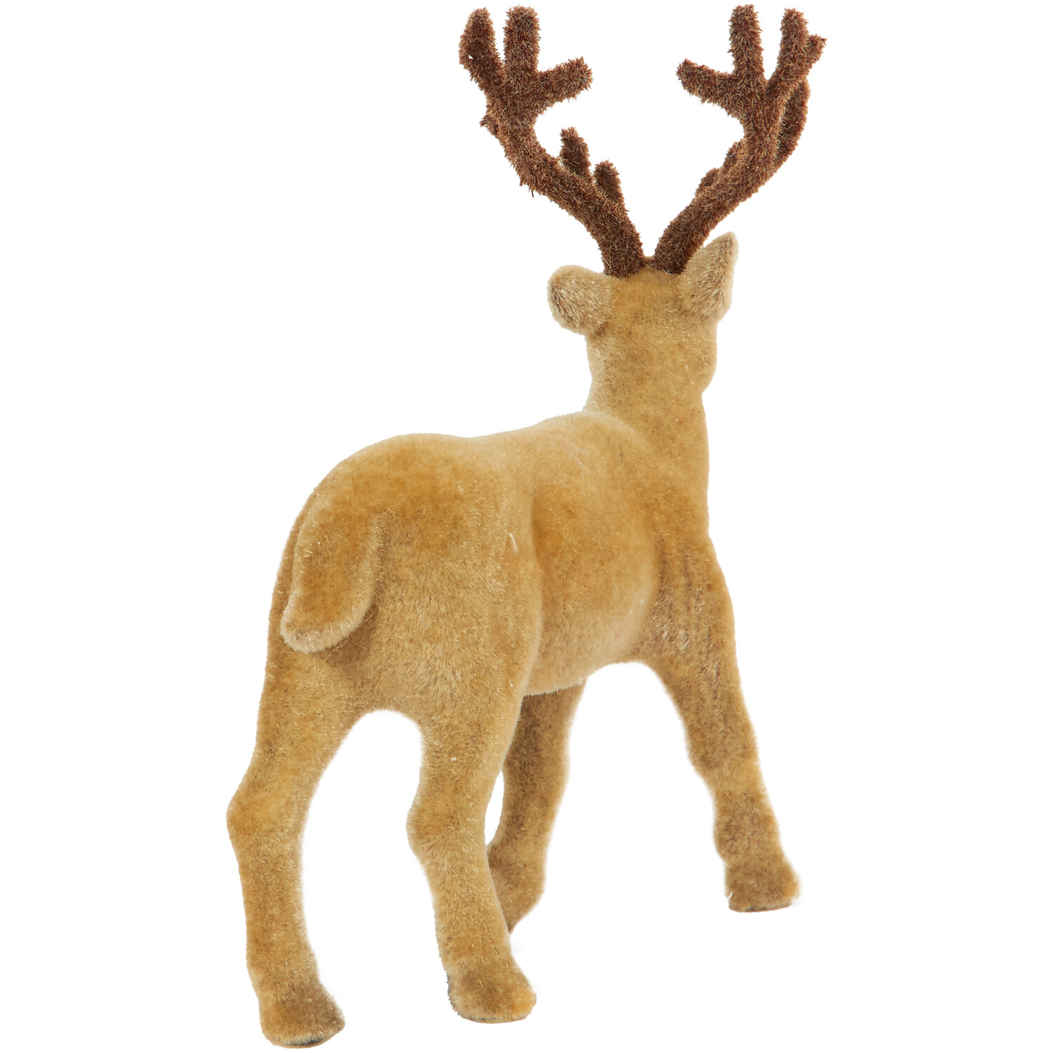 Flocked Woodland Standing Reindeer Image 3