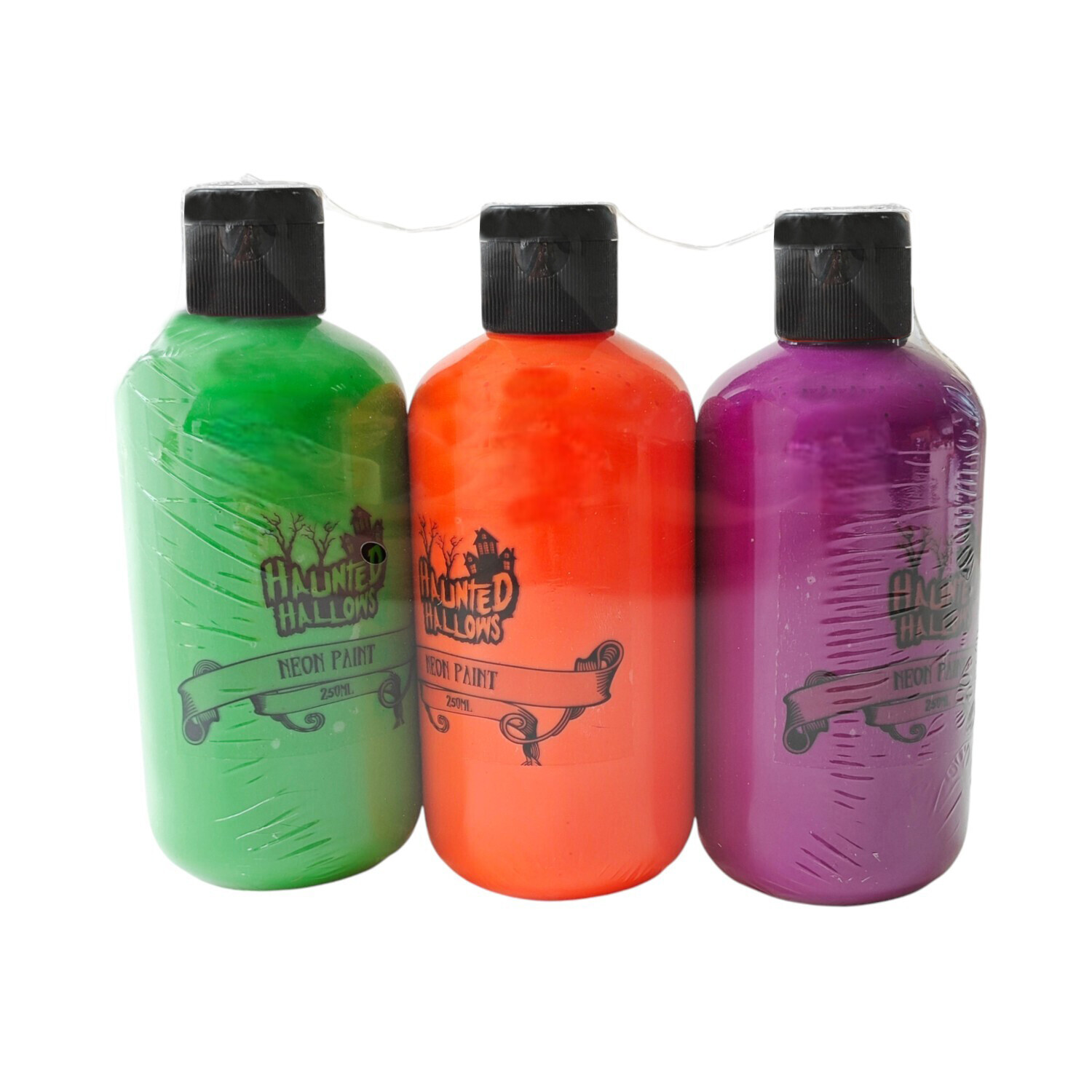 Pack of 3 Halloween Neon Paints Image 2