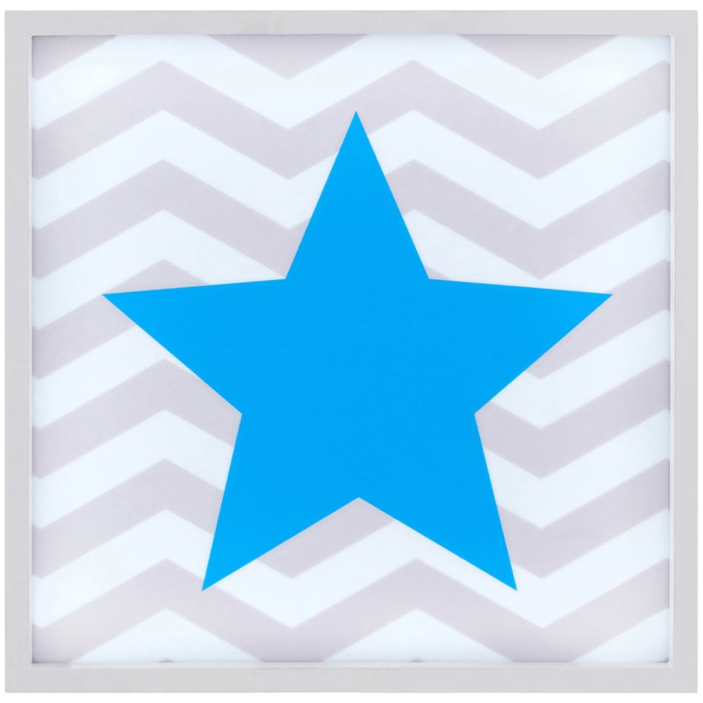 Premier Housewares Blue Star LED Light Box Image 1