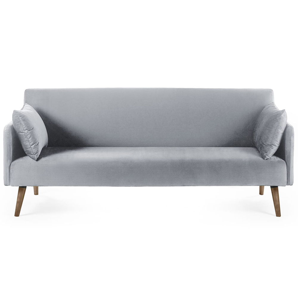 Julian Bowen Andi 3 Seater Grey Fabric Sofa Bed Image 4
