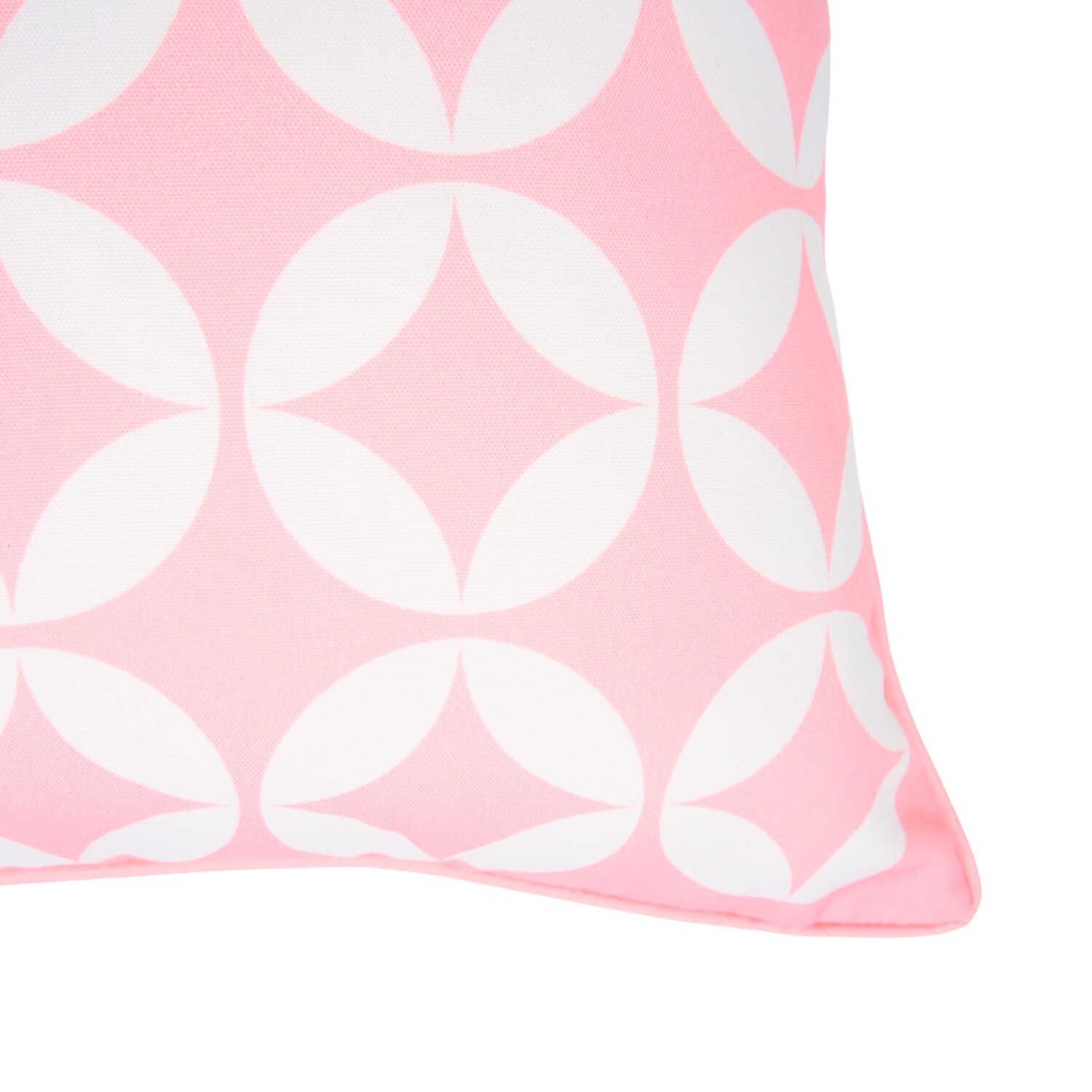 Geo Tile Outdoor Cushion Pink Image 3