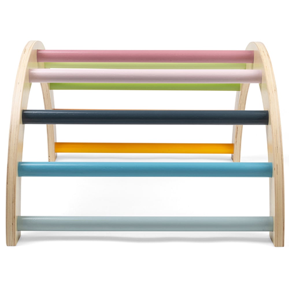 Bigjigs Toys Wooden Arched Climbing Frame Multicolour Image 4