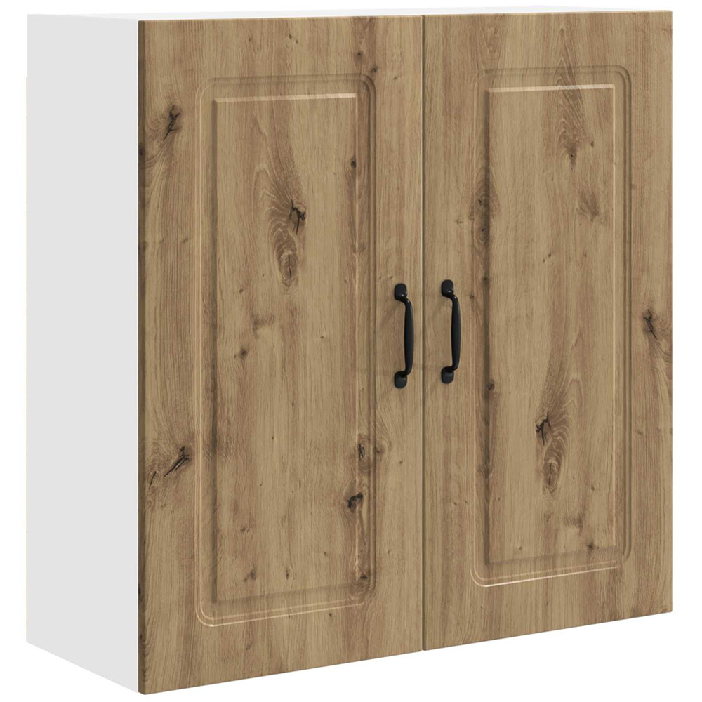 vidaXL 2 Door Artisan Oak Kitchen Wall Cabinet Image 2