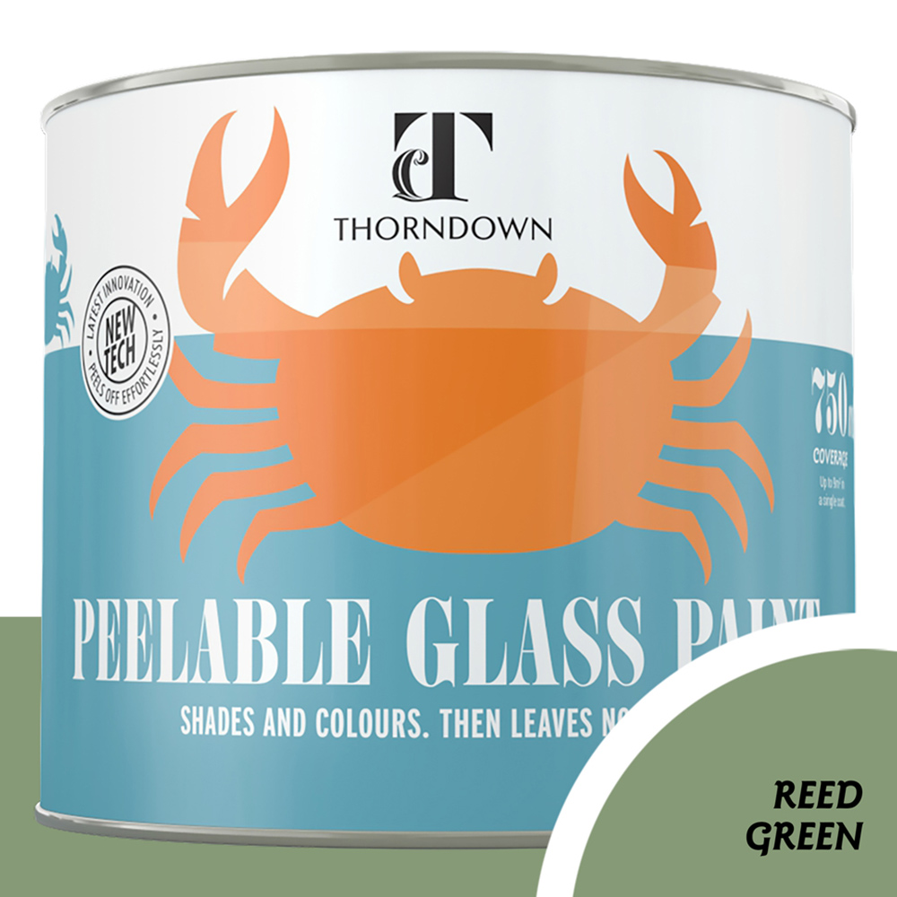 Thorndown Reed Green Peelable Glass Paint 750ml Image 3