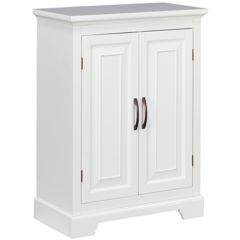 Teamson Home St James 2 Door White Freestanding Floor Cabinet Image 2