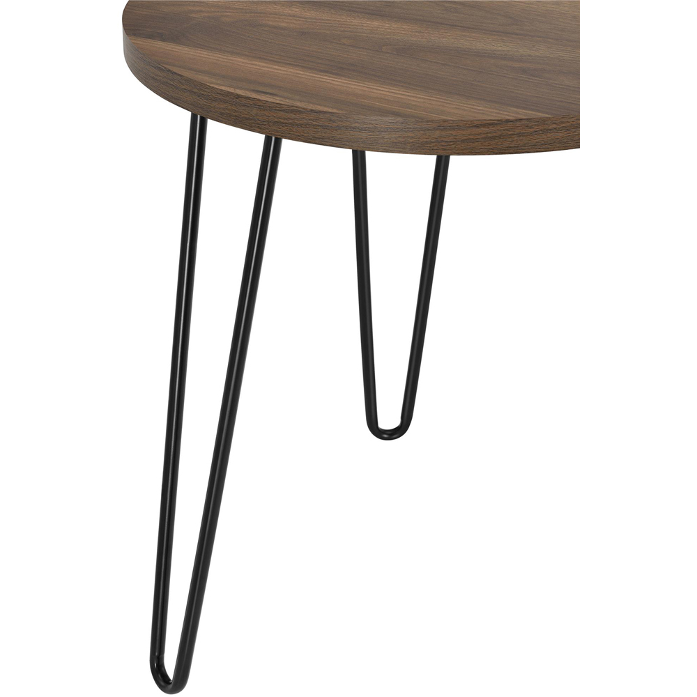 Dorel Owen Grey Oak Round End Table Image 6