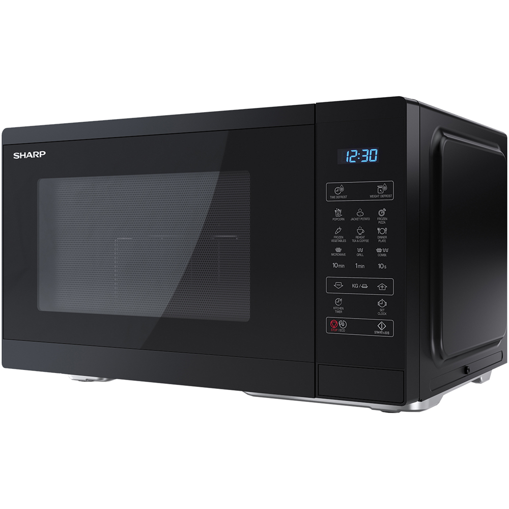 Sharp SP2520 Black 25L Electronic Control Microwave with Grill Image 1