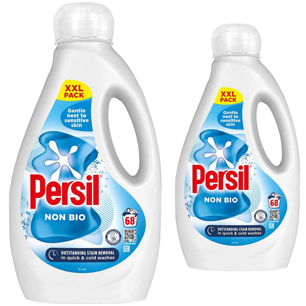 Persil Non Bio Liquid Detergent XXL 68 Washes 1.836L 2 Pack Image 1