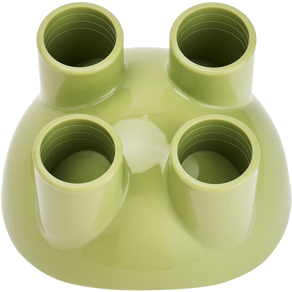 H&O Direct Green Elephant Leg Neck Guard Anti Tip Pet Feeder Bowl 13cm Image 4