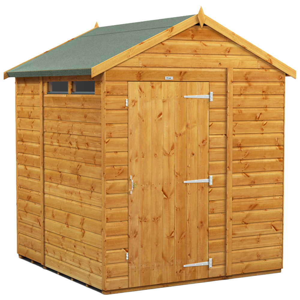 Power Sheds 6 x 6ft Apex Security Shed Image 1