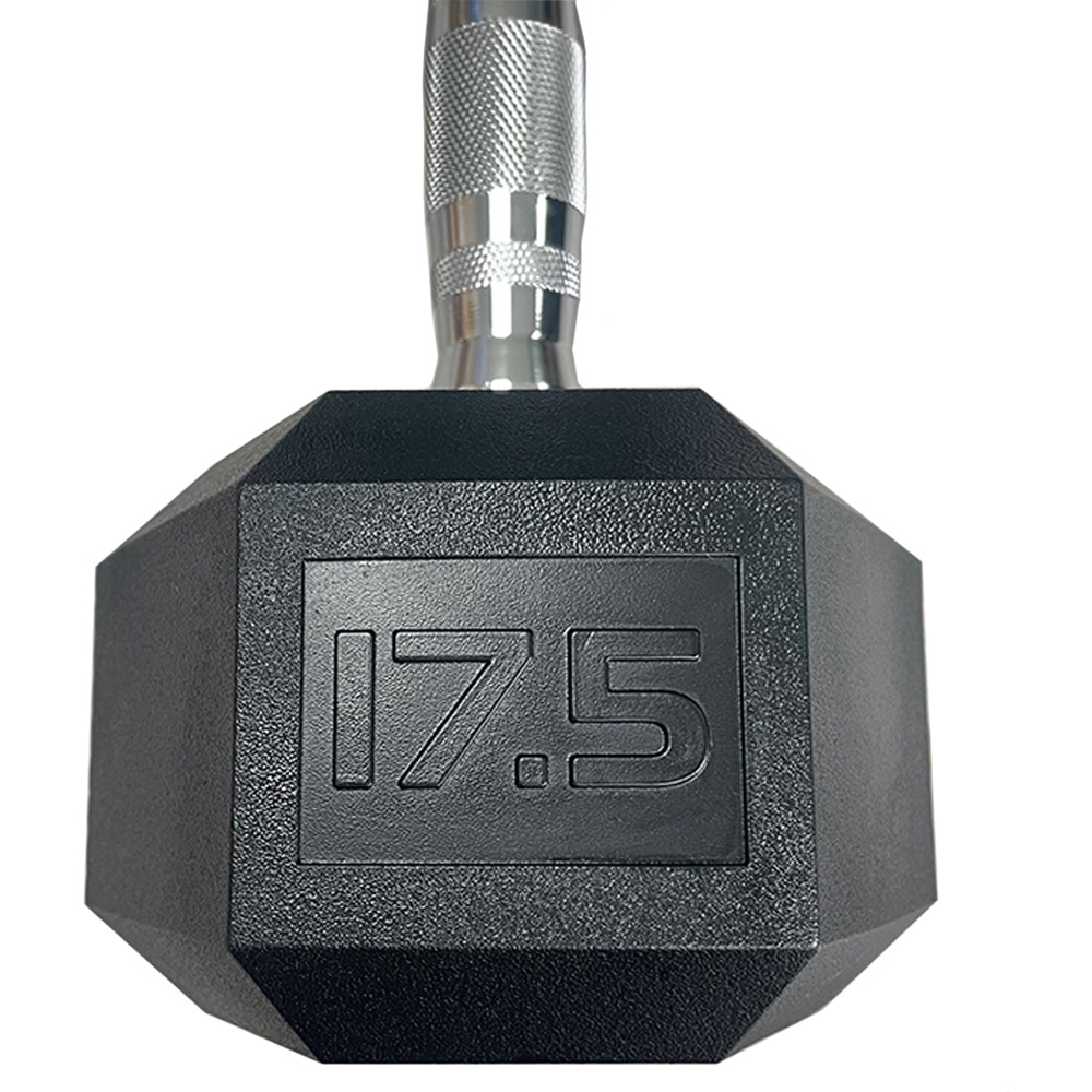 HXGN Pro Hexagonal Dumbbell 17.5kg 2 Pack Image 5