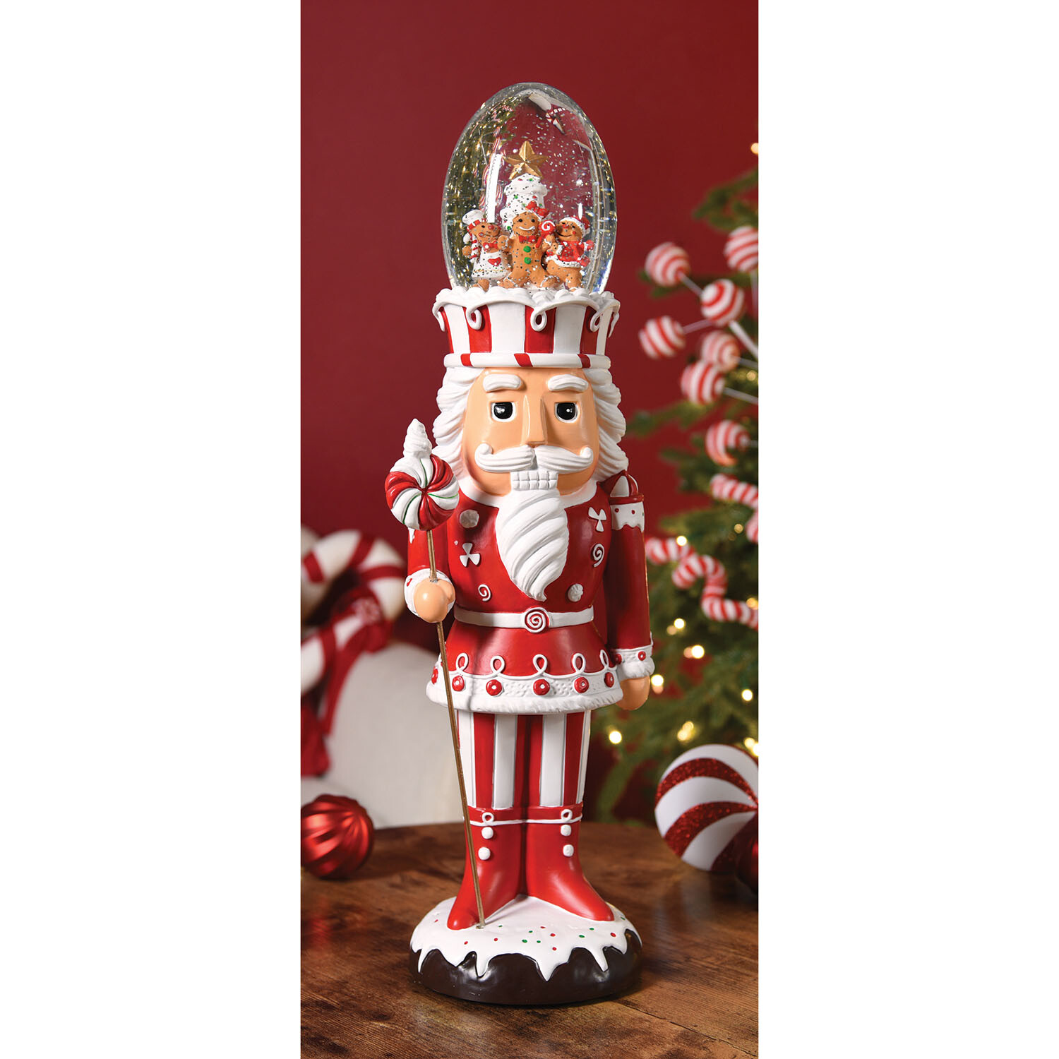 Gingerbread LED Nutcracker Image 7