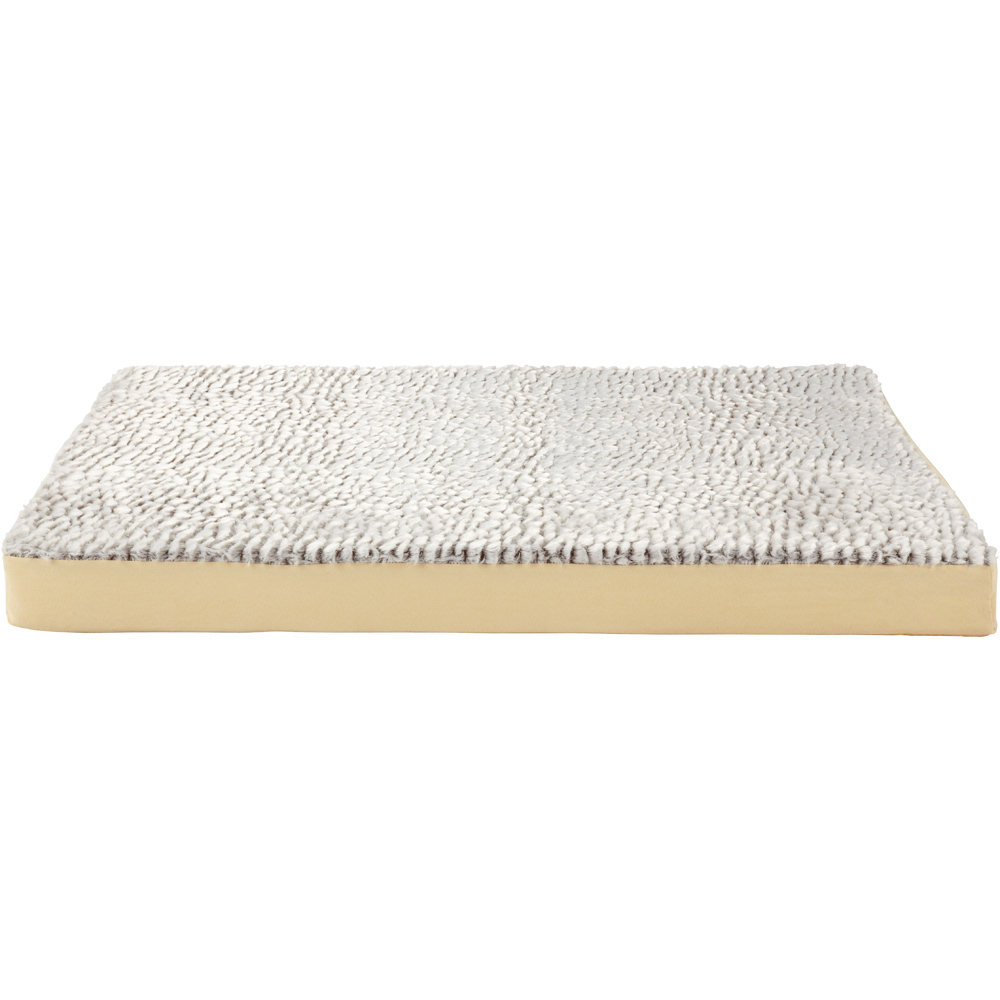 Bunty Medium Cream Ultra Soft Pet Basket Bed Image 1