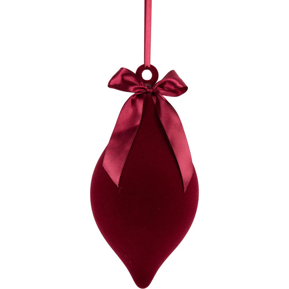 Tied with a Bow Droplet Burgundy Image 2