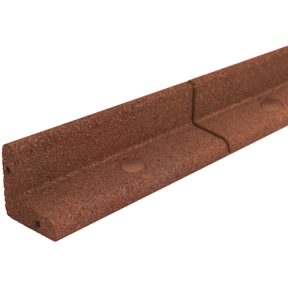 MonsterShop 1.2m 6 Pack Terracotta Flexible Lawn Edging Image 4