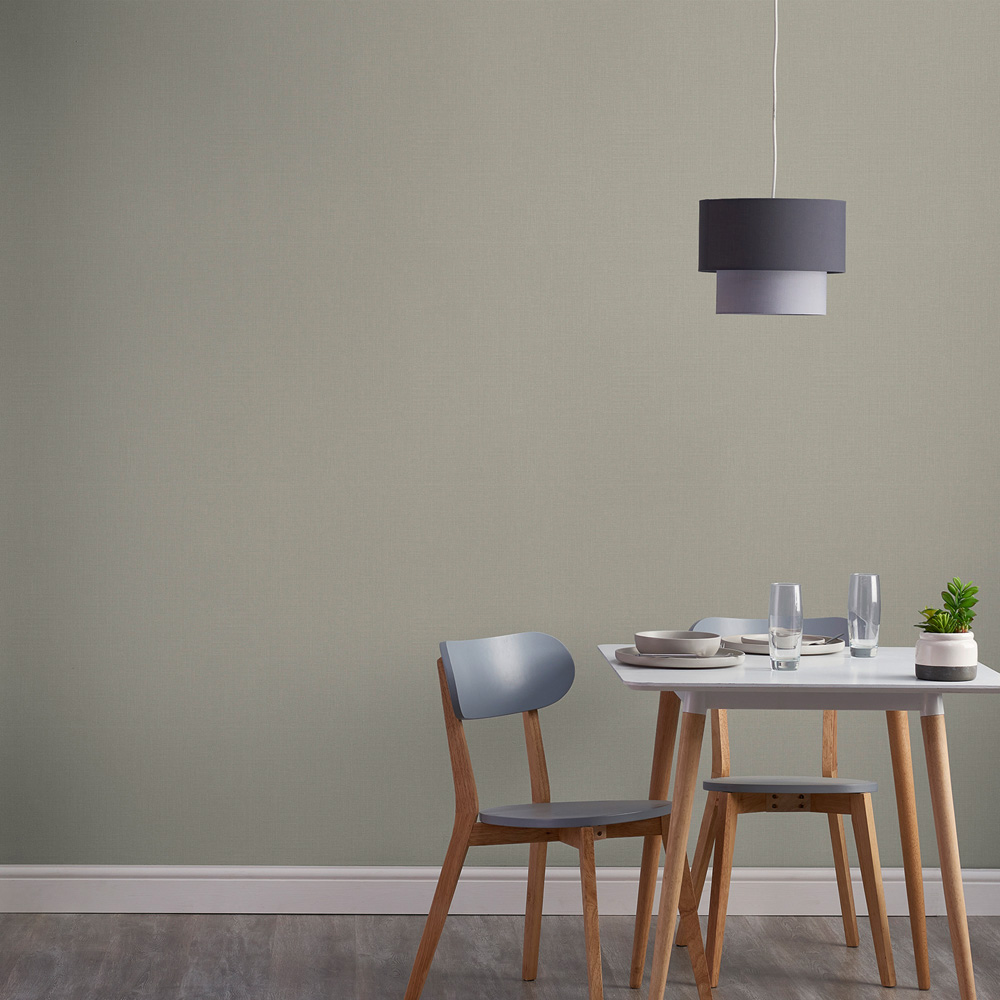 Grandeco Flora Plain Textured Blown Vinyl Wallpaper Image 3