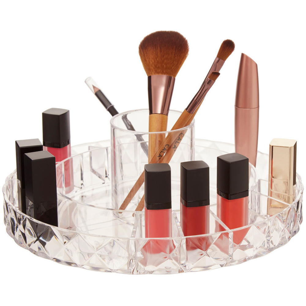 Premier Housewares Clear Revolving Cosmetic Organiser Image 3