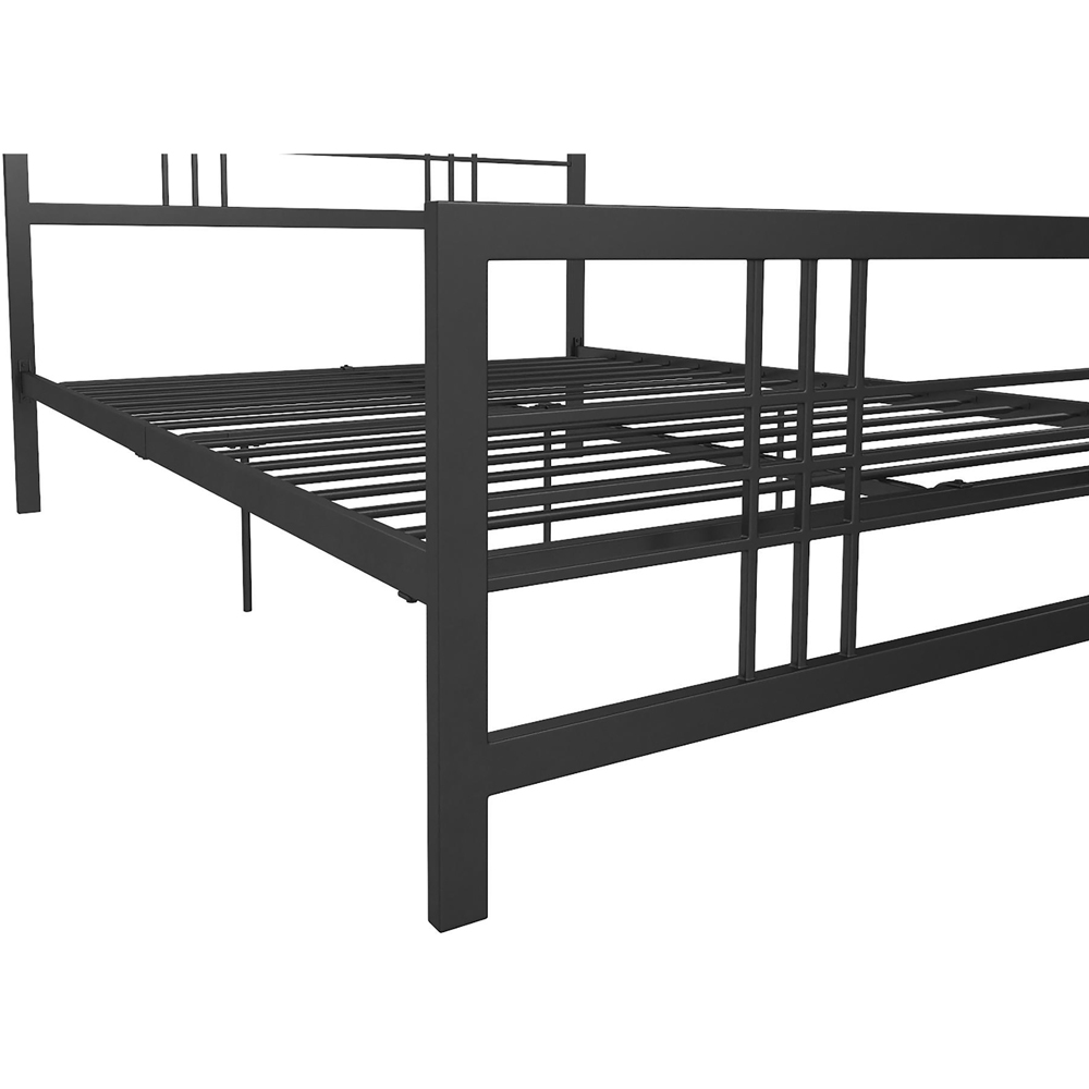 Dorel Burbank Double Black Metal Bed Frame Image 5