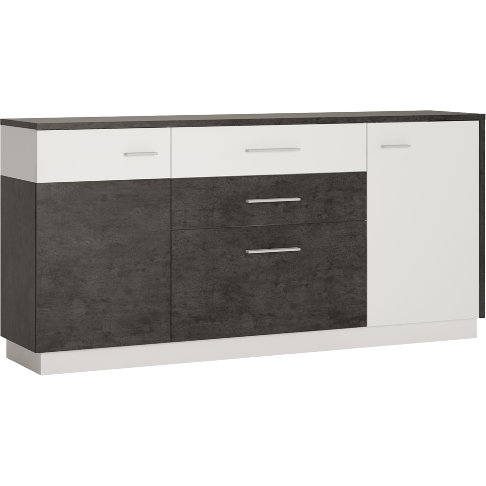 Florence Zingaro 3 Door 2 Drawer Sideboard Image 2