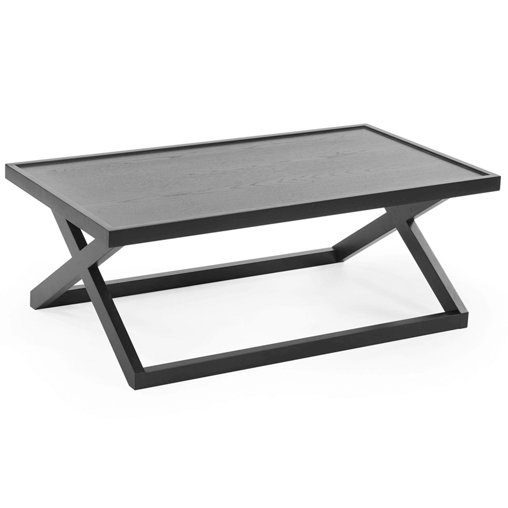 Julian Bowen Haddon Black Coffee Table Image 2