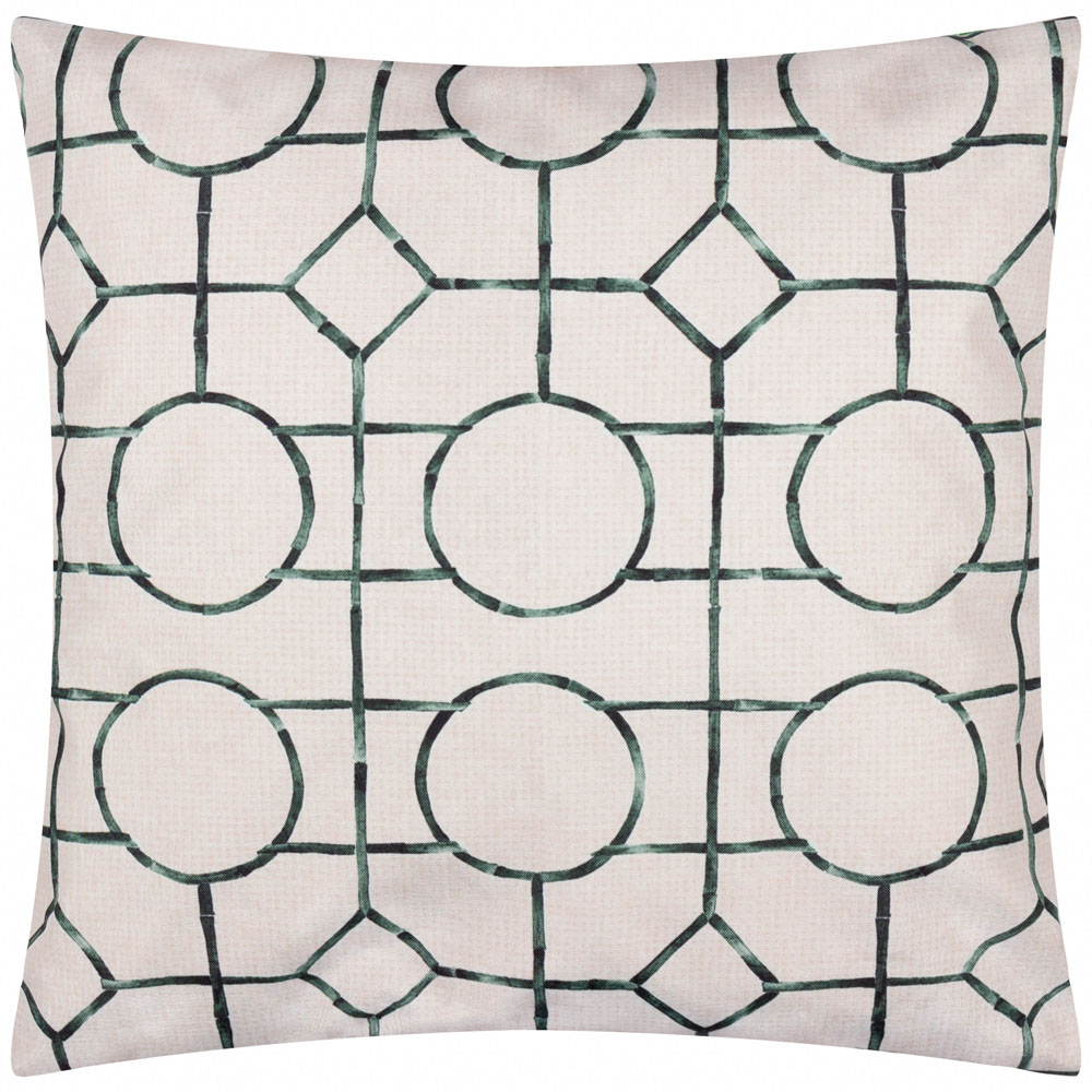 furn. Multicolour Palm Royale Club Printed Polyester Filled Outdoor Cushion 45 x 45cm Image 3