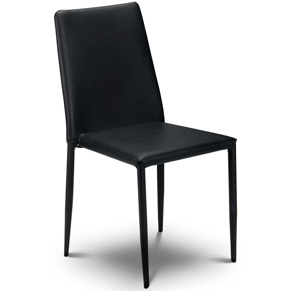 Julian Bowen Staten Jazz 4 Seater Dining Set Black Image 5