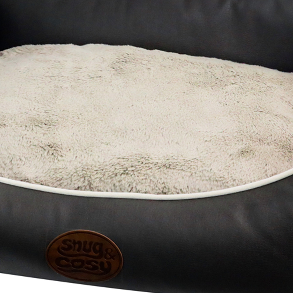 Snug & Cosy Tuscany Medium Rectangle Slate Dog Bed Image 3