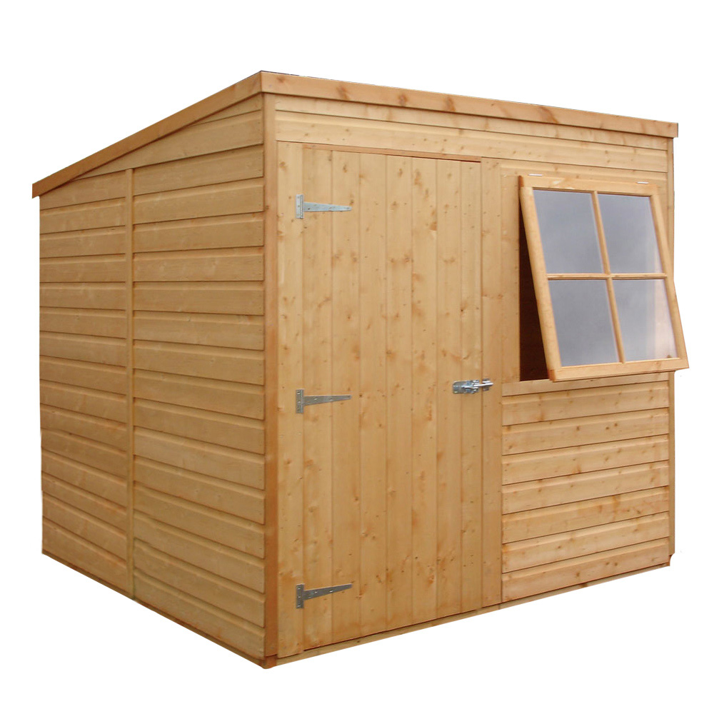 Shire 7 x 7ft Dip Treated Tongue and Groove Pent Shed Image 1