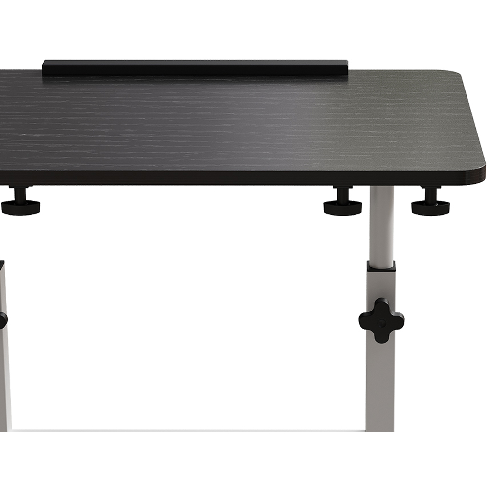 Living and Home Height Adjustable Mobile Laptop Desk Black Image 5