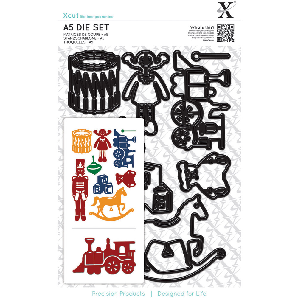 Xcut Silver Toy Box Dies Set A5 Image 4