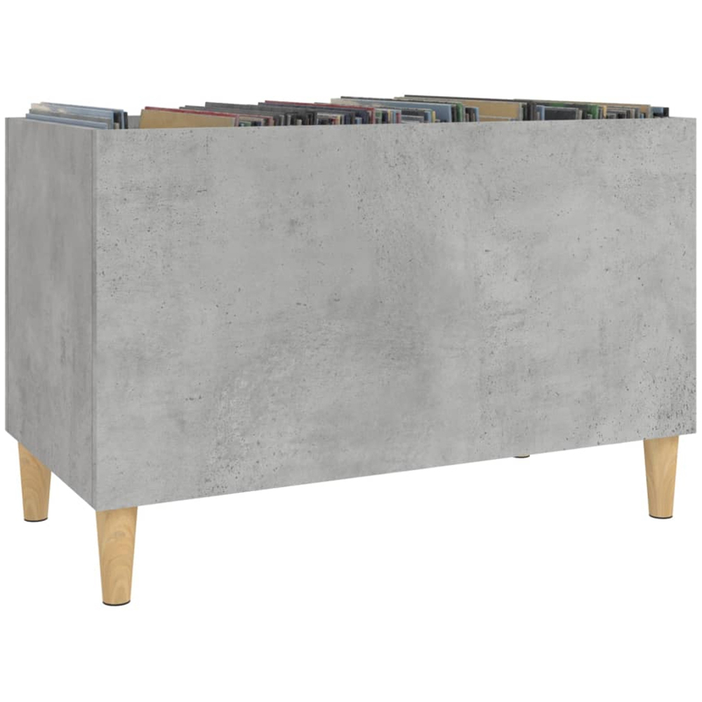 vidaXL Concrete Grey Record Cabinet Image 4