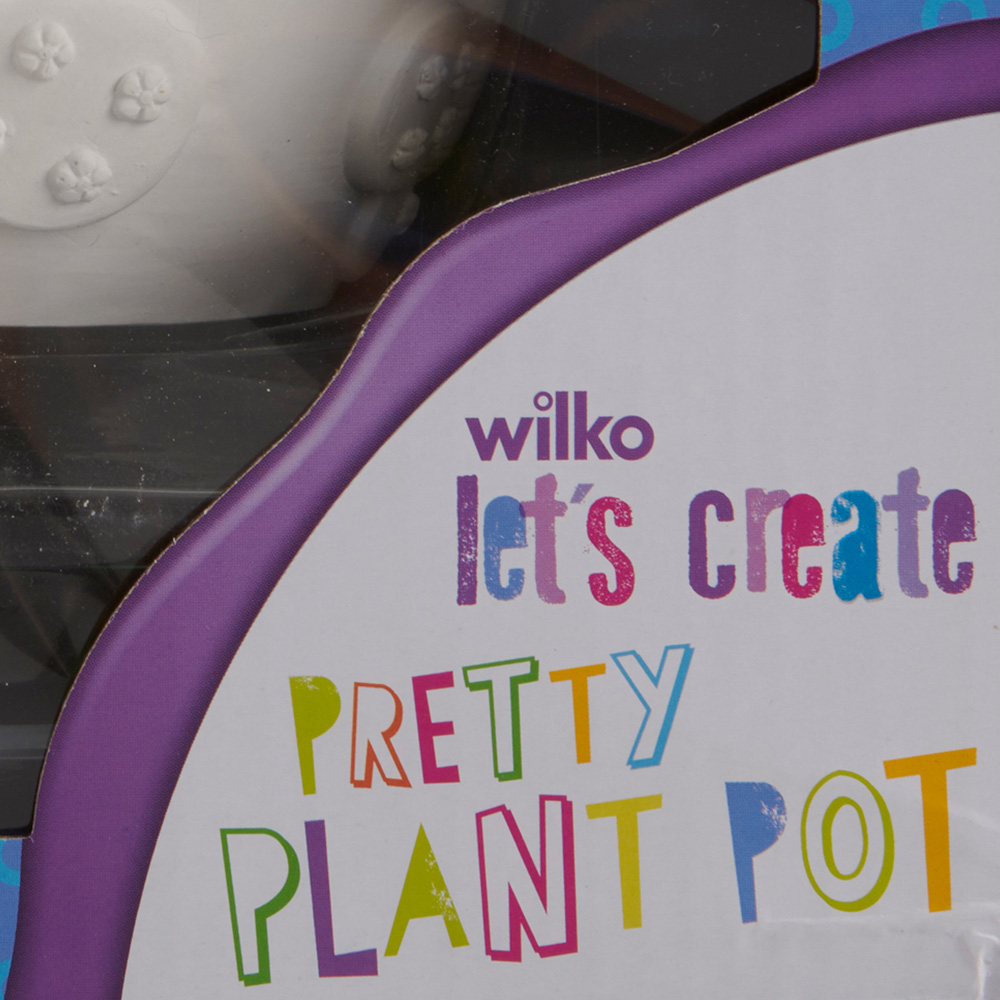Wilko Paint Your Own Plant Pot Image 4
