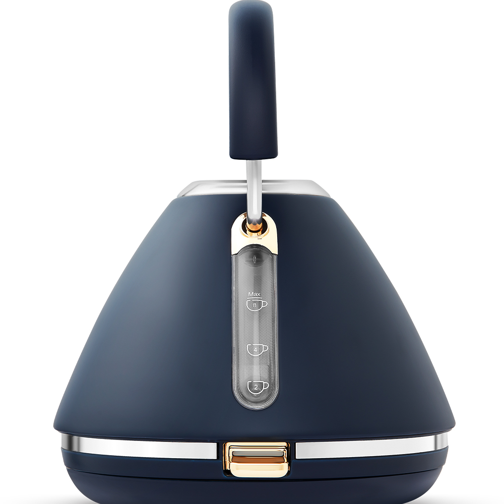 Morphy Richards Navy Accents Pyramid 1.5L Kettle Image 3