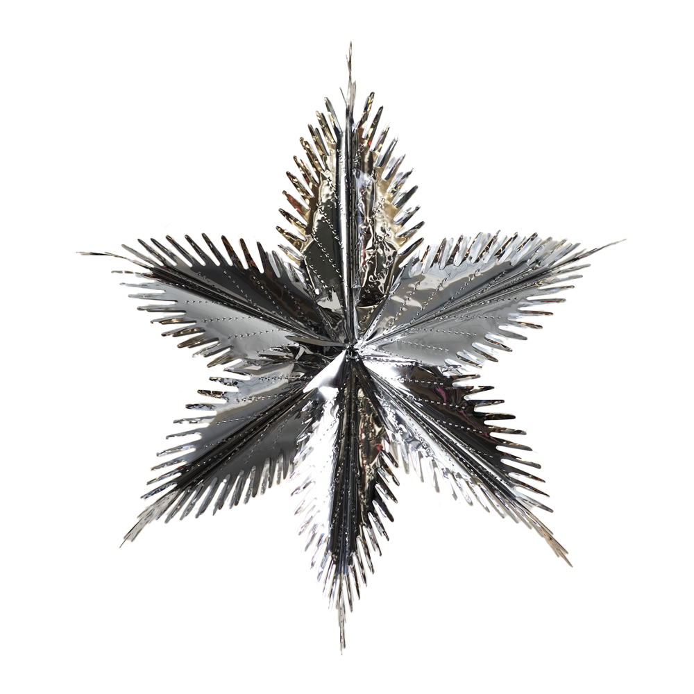 Wilko Silver Foil Starburst Image 1