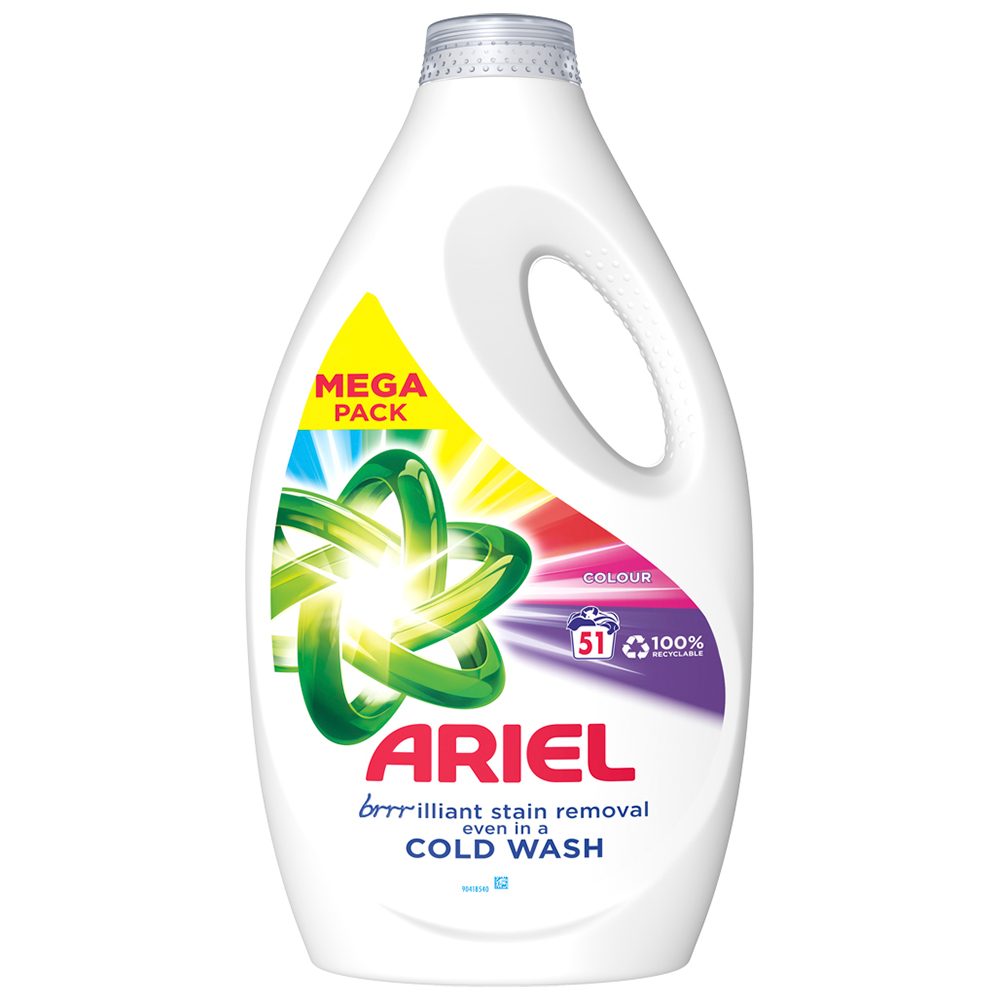 Ariel Colour Washing Liquid 51 Washes Image 2