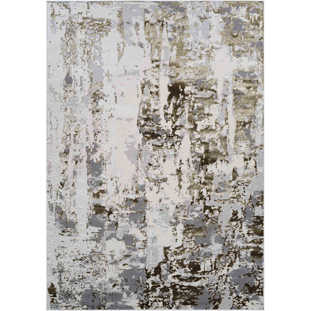 Desire Rugs Styra Gold Abstract Rug 120 x 170cm Image 1